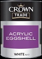crown trade acrylic eggshell white